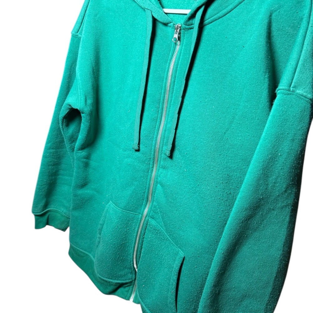 Derek Heart Teal Zip-Up Hoodie